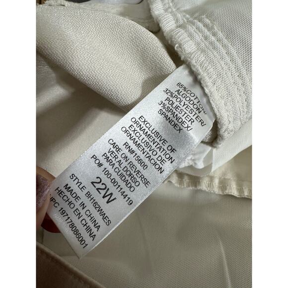 NWT Democracy Off White Denim Jeans 22W Ab Solution - Picture 10 of 11